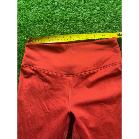 PINK Victoria’s Secret Cozy Leggings S Red High Rise Logo Print Lounge Pants - Picture 8 of 10